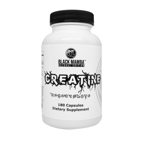 Creatine Monohydrate Capsules Black Mamba Nutrition 1883